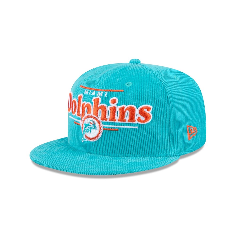 New Era Miami Dolphins Throwback Display 9FIFTY Snapback Hat - One Size
